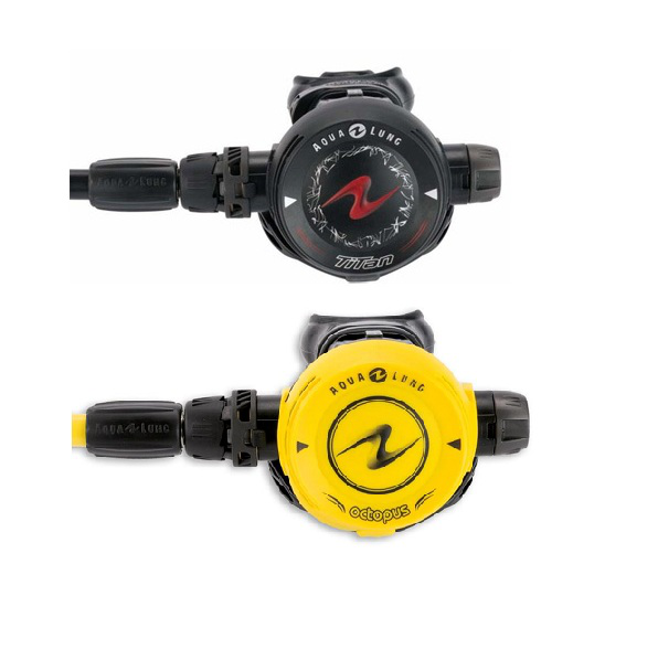 Комплект регулятор TITAN DIN + октопус CALYPSO/TITAN (classic) Aqua Lung