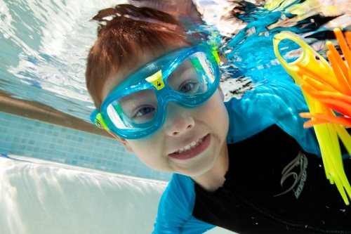 SEAL KID 2 Aqua Sphere очки детские с голубыми линзами, 2-5 лет